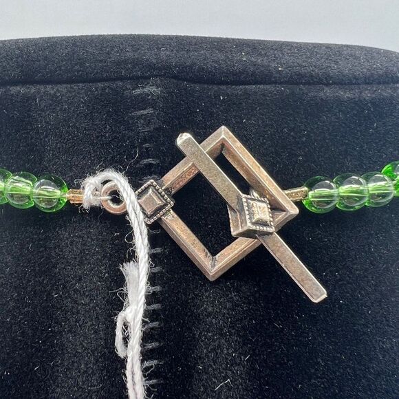 Handmade Green Turquoise Chunky Necklace - Picture 5 of 10